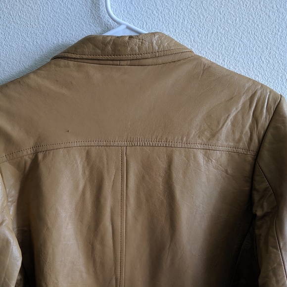 YVES SAINT LAURENT 2 Button Men's Leather Jacket - Picture 4 of 8
